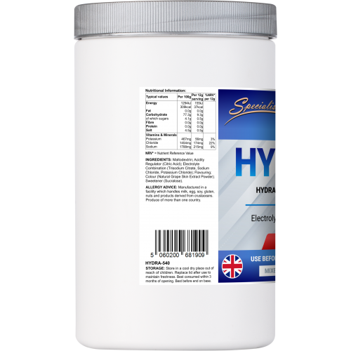 Hydrate Electrolyte Hydration Drink