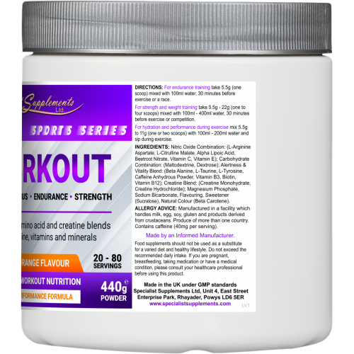 Workout - Pre Workout Nutrition