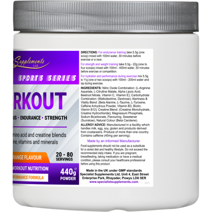 Workout - Pre Workout Nutrition